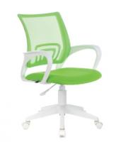 BRABIX Fly MG-396W с подлок пластик белый сетка салатовое