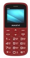 MAXVI B100  Wine Red Сотовый телефон