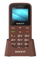 MAXVI B100 DS Brown Сотовый телефон