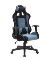 BRABIX GT Racer GM-100 ткань черное/голубое