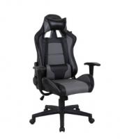 BRABIX GT Racer GM-100 экокожа, черное/серое