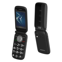 MAXVI E6 Black Сотовый телефон