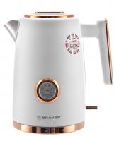 BRAYER 1055BR белый с золотым  Чайник