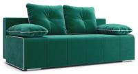 Диван еврокнижка Лестер изумрудный