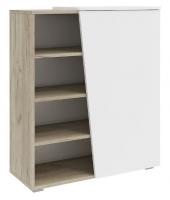 Тумба для обуви Одри 458.01 дуб крафт / белый