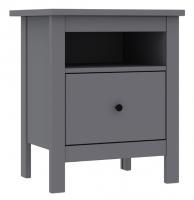 Тумба прикроватная Сага серая
